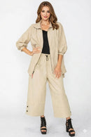 IC Collection Nylon Elastic Waist Pant-C1069P