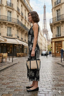 Joseph Ribkoff Silky Knit Conversational Print Culotte Jumpsuit-262243