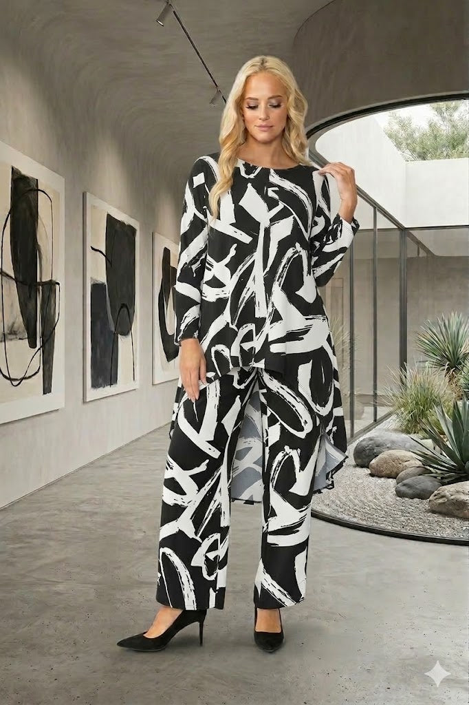 IC Collection Print Pants IC-6463P