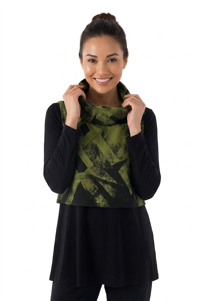 Sun Kim Jacquard Wire Collar Vest-ME155JP