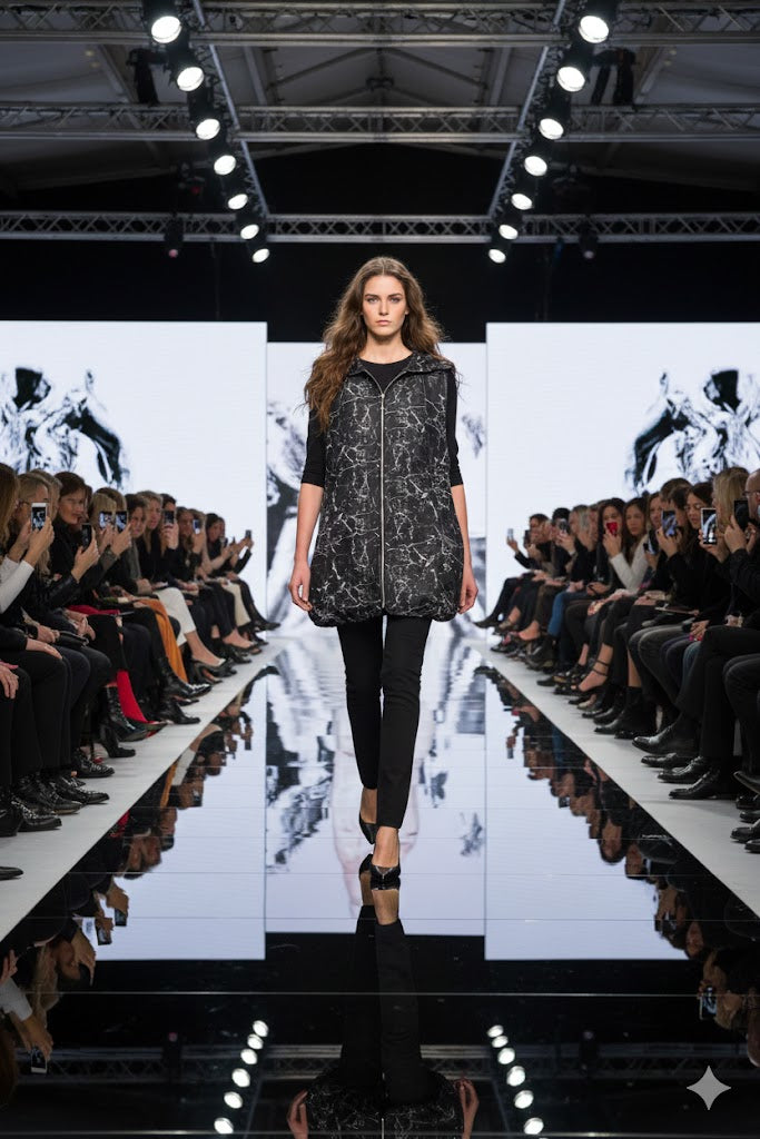 Sun Kim Print August Vest-ME525JP