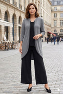 By JJ Relaxed Fit Zip-Front Lounge Tunic-IT-114-BZ