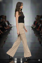 Jospeh Ribkoff Silky Knit Wide-Leg Cargo Pants | Unique Apparel USA