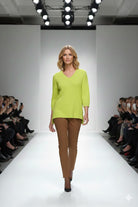 Joseph Ribkoff Knit V-Neck Studded Top | Unique Apparel USA