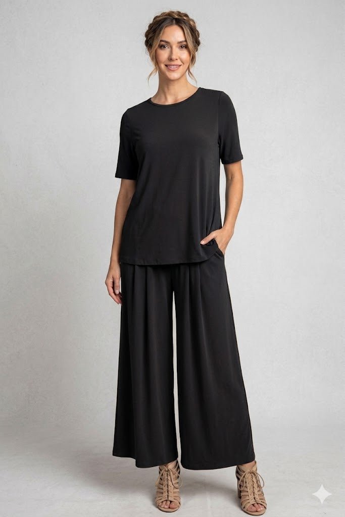 IC Collection Knit Jersey Scoop Neck-C1031T