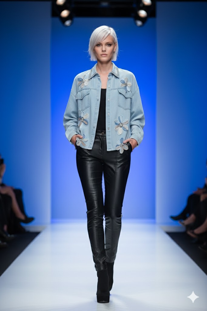 Frank Lyman Embellished Floral Button-Front Shirt-266582