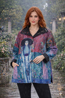 Oopera "Adele II" Reversible Art Raincoat-J2539RW-3