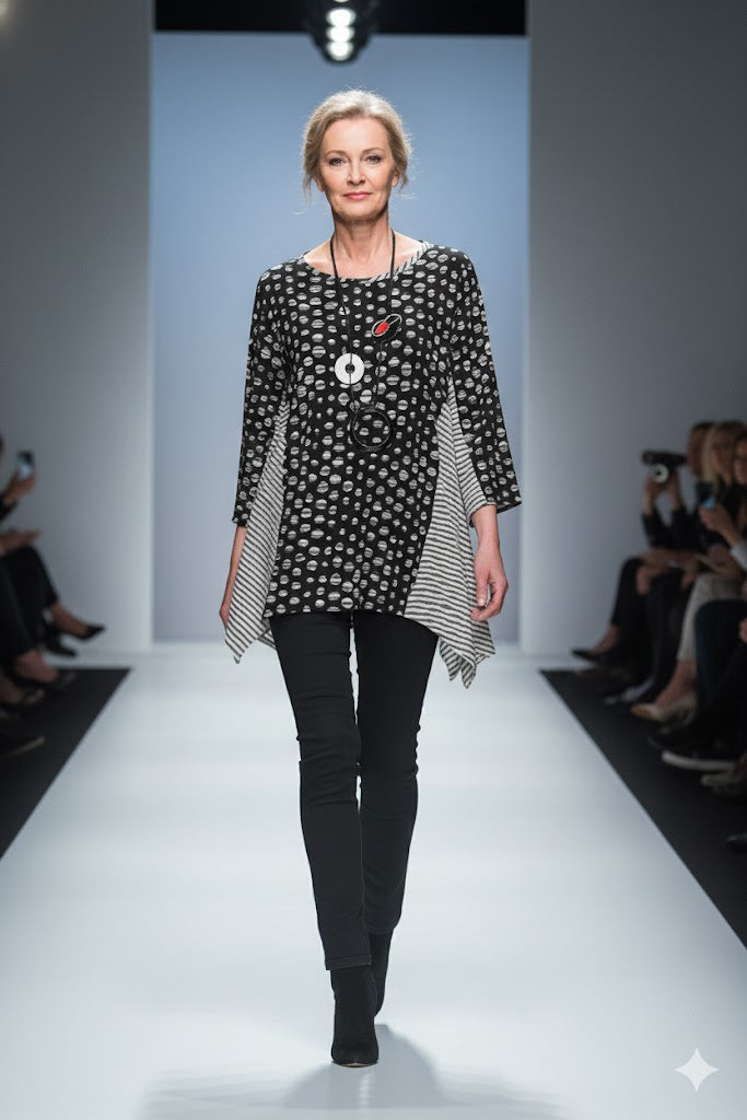 IC Collection Print New Swing Tunic | Unique Apparel USA