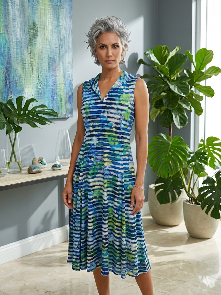 Kozan Damian Dress VG-1761-LAKE