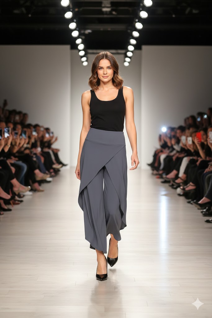 By JJ Layered Wide Pant-IT-134C