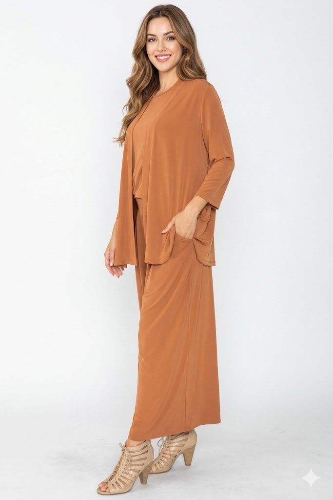 IC Collection Knit Jersey Elastic Waist-C1020P