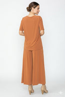 IC Collection Knit Jersey Scoop Neck-C1031T