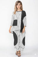 IC Collection Dolman Tunic With Patch - Women's Designer Top 7788T