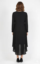 IC Collection Long Sleeve High Low Tunic-IC-5680T