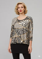 Joseph Ribkoff Animal Print Tunic | Unique Apparel USA